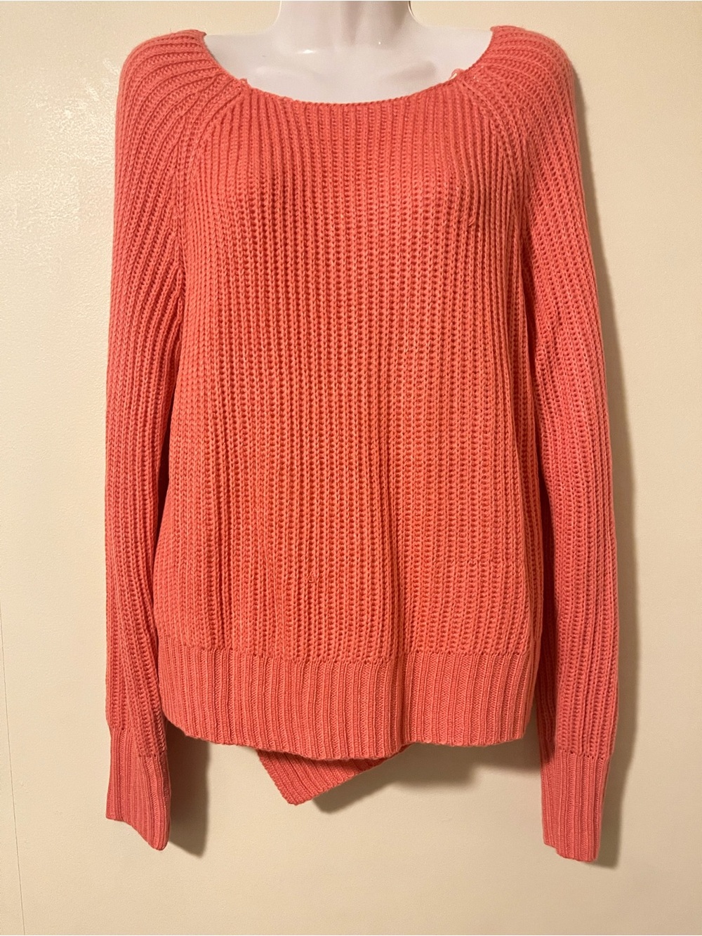 Rue21 Coral Scoop Neck Knit Sweater Size M NWT - Picture 2 of 7